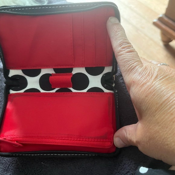 Small polka dot thirty one wallet - Picture 2 of 5